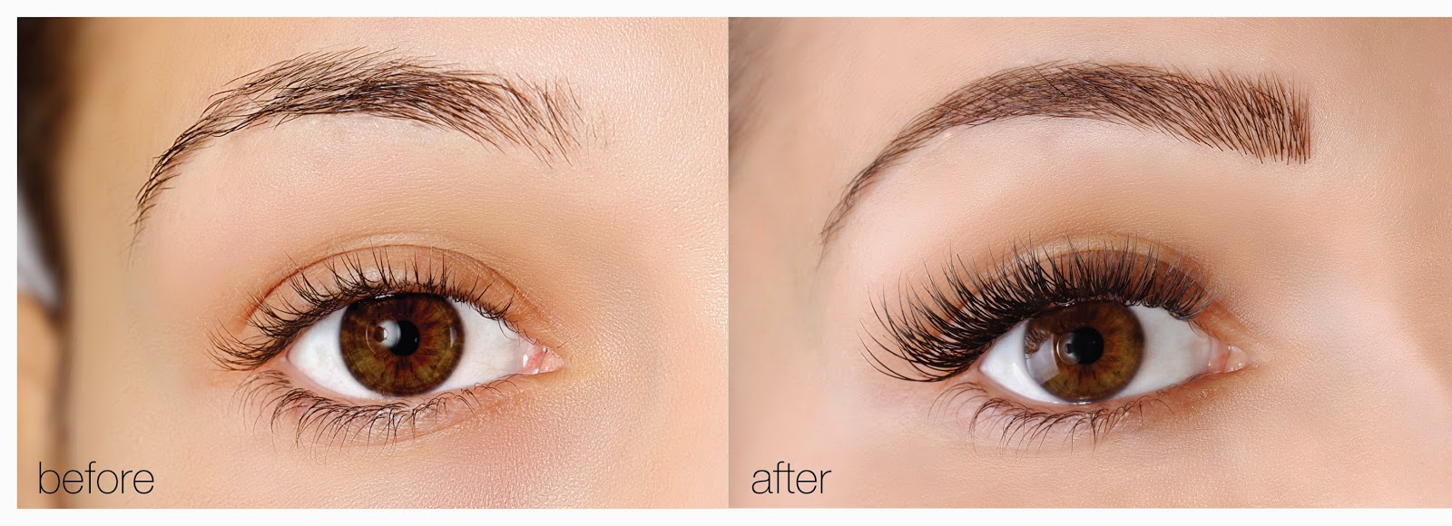 Before and after results of eyebrow grooming at SC Body Care Spa Before and after results of eyebrow grooming at SC Body Care Spa