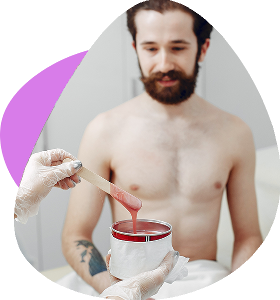 Professional waxing services for men at SC Body Care Spa
